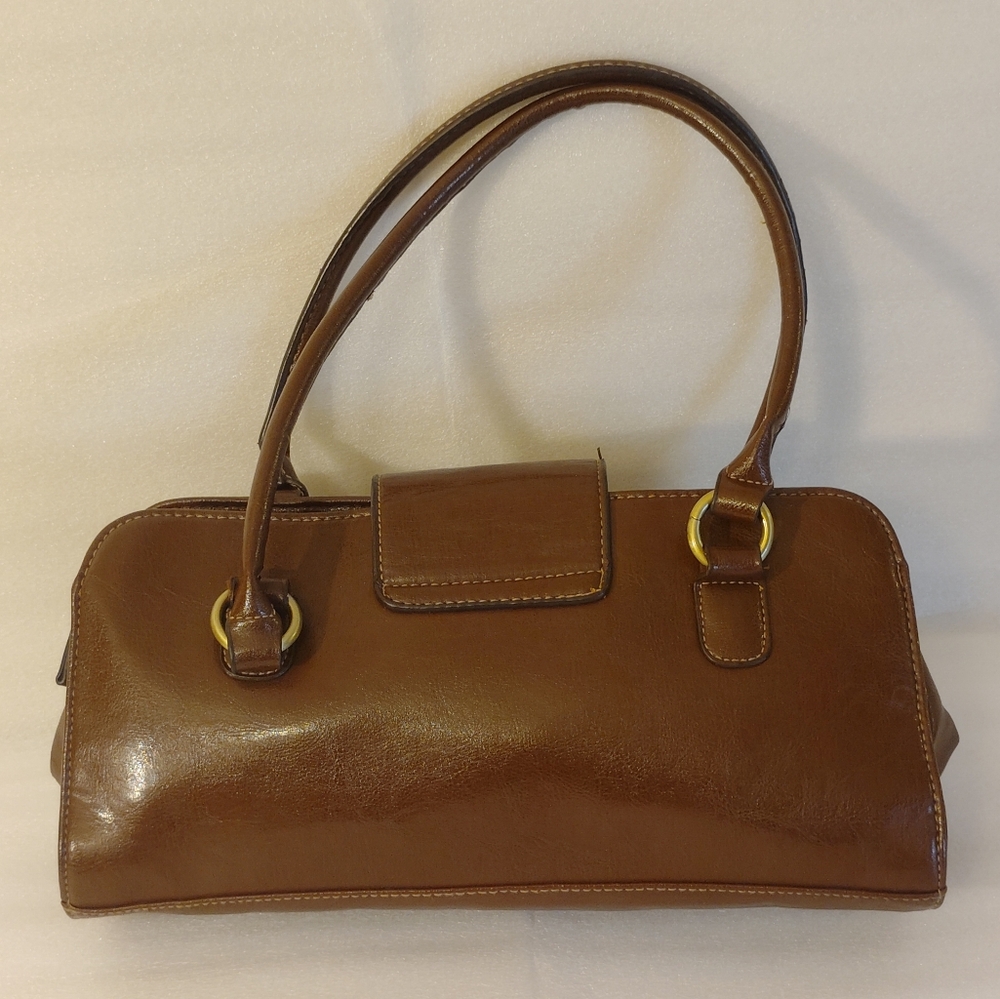 Vintage Handbag with Gold Accents - Picture 2 of 8